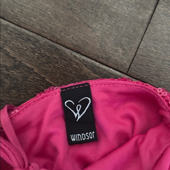 Hot Pink Windsor Sequin Dress - Picture 5 of 5